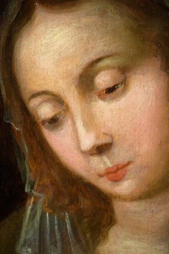 Antiquités - La Vierge du Lait - Maître italien du XVIIe siècle